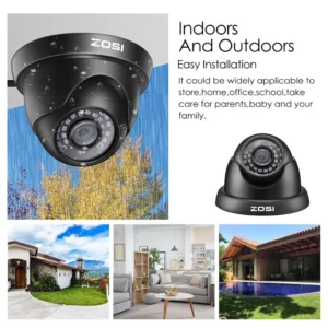 ZOSI 1080P 2MP TVI CVI AHD CVBS 4-in-1 Video Surveillance Outdoor - Thumbnail Image 3