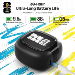 FIFA-F26E09 TWS Wireless Earbuds AI Translator Earbuds 138 Languages - Thumbnail Image 7